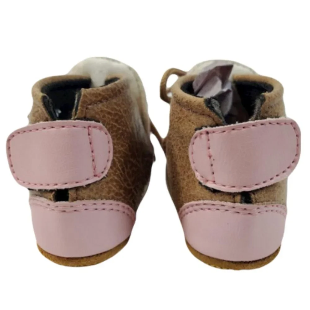 NIB Old West Boots Baby Cowgirl Girl Poppet western style Moccasins adorable 0